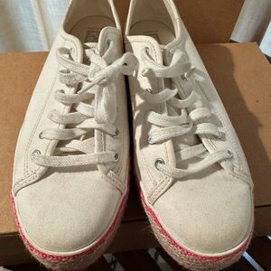 Keds Women's Cream Canvas Sneakers